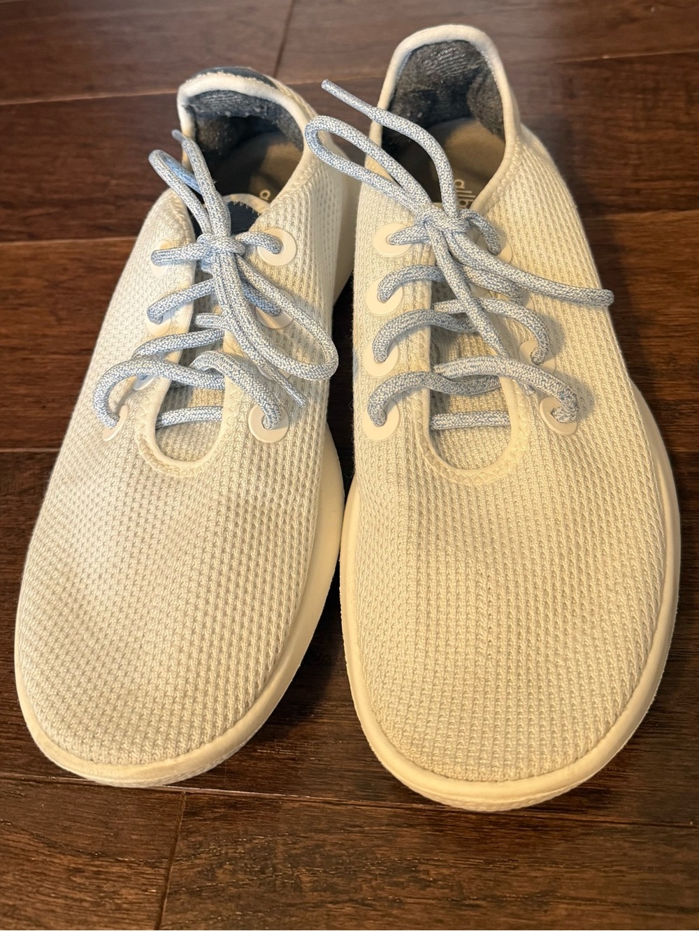 Allbirds Men’s Lace-Up Sneakers White Size 10 Lightweight Comfort Shoes